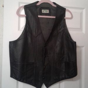 Men's Leather Vest